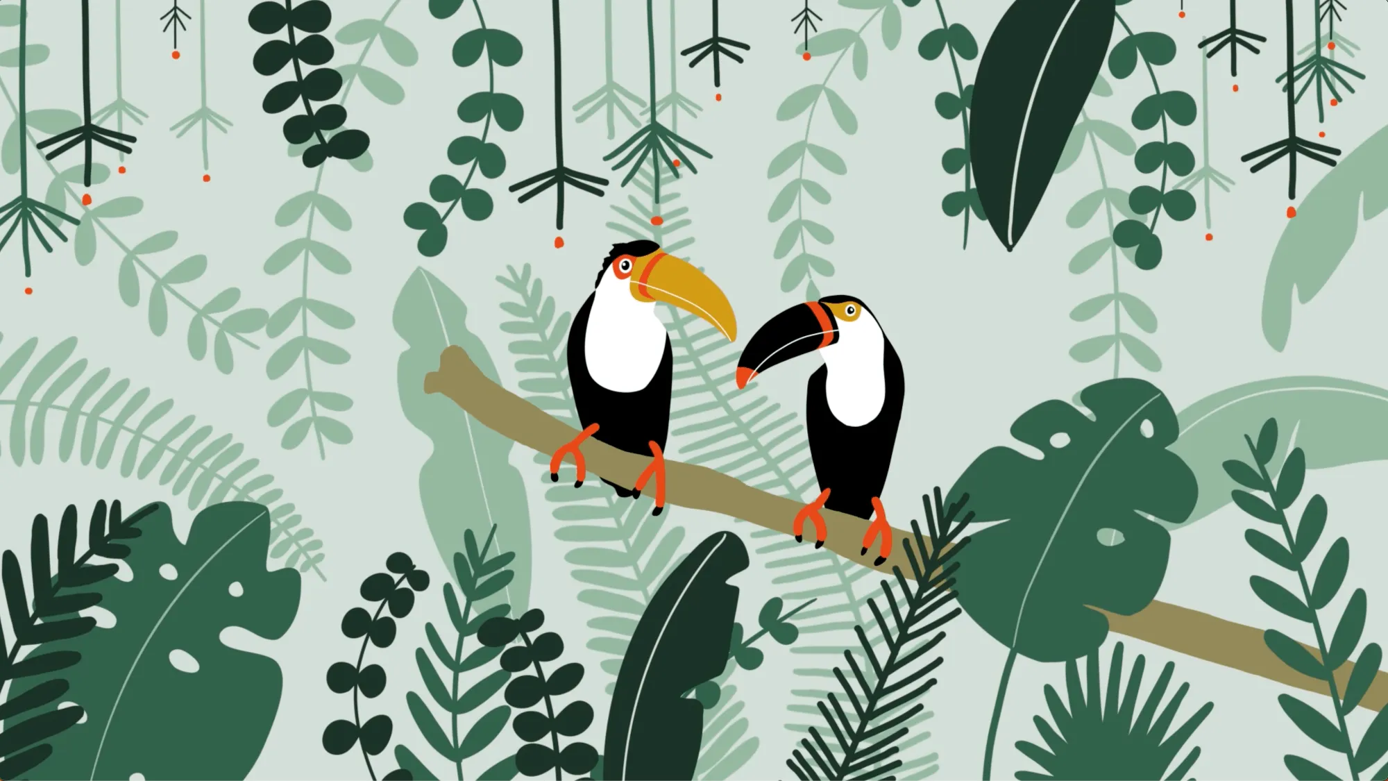 Styleframe du couple de toucans final