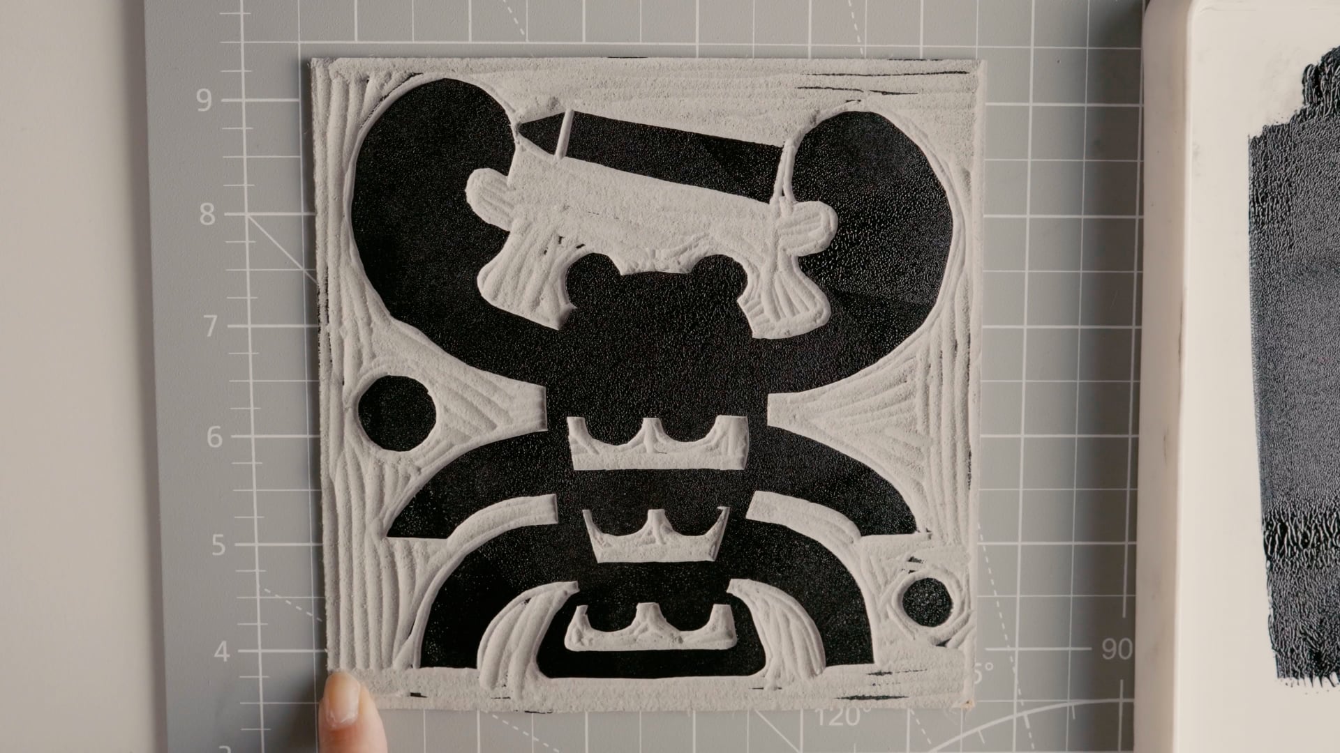 Animation en linogravure par Faav — voir le film